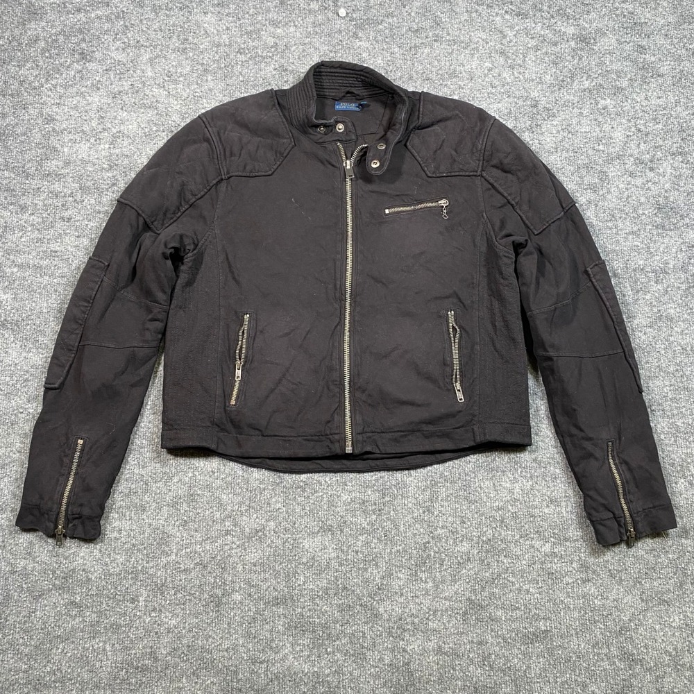 Polo by Ralph Lauren Black Moto Jacket